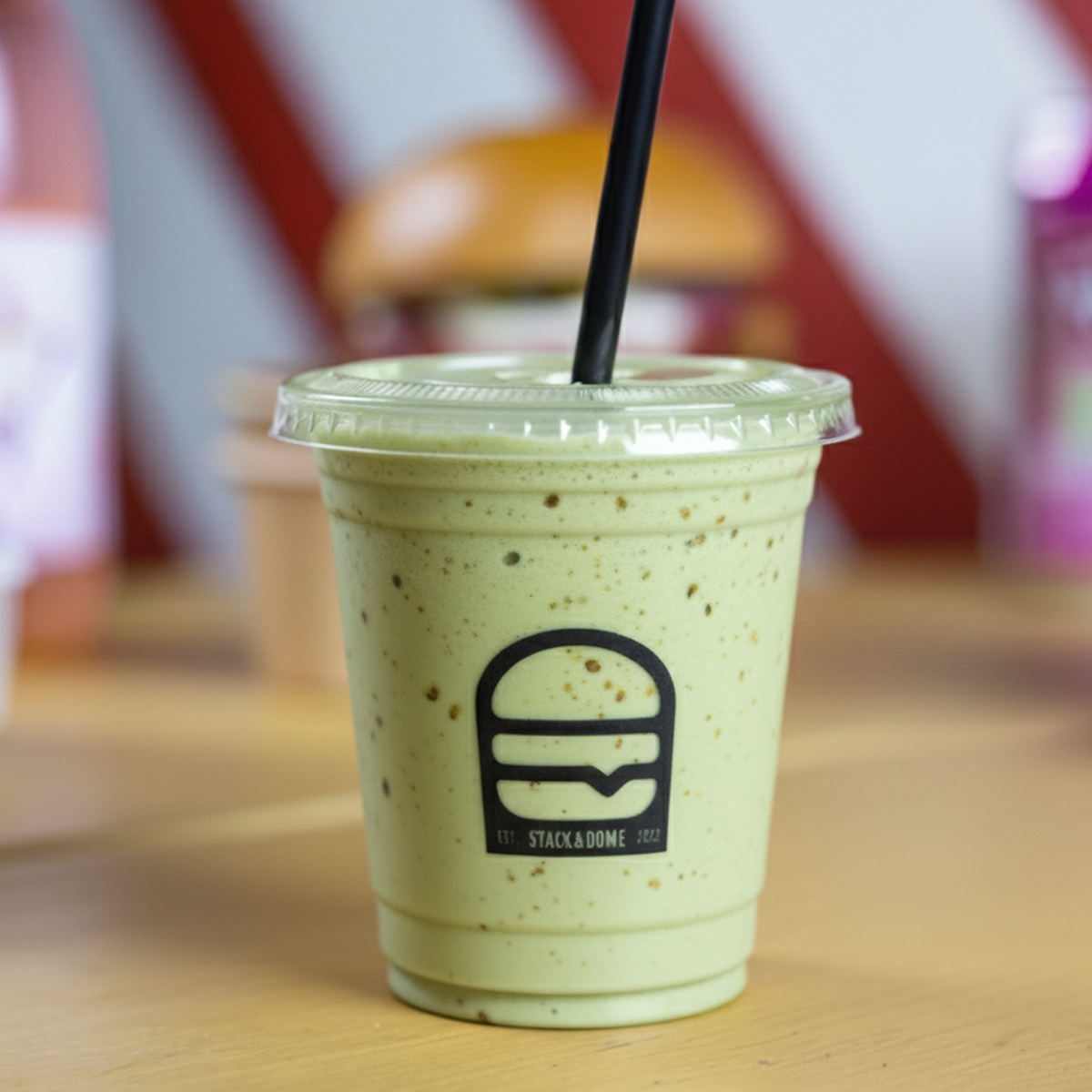 Pistachio milkshake